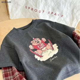 ÁO THUN PHỐI TAY CHO BÉ-Giá sỉ 103k