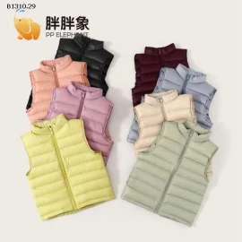 ÁO PHAO GILE LÔNG VŨ CHO BÉ-Giá sỉ 148k