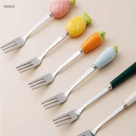 Set nĩa ăn hoa quả , bánh siêu xinh siêu an toàn   - Giá sỉ 105k