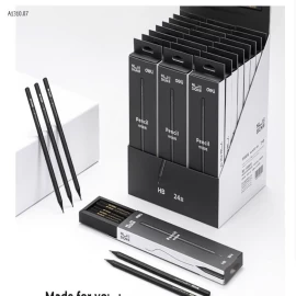 BÚT CHÌ GỖ ĐEN DELI- Giá sỉ 99k/set 30c