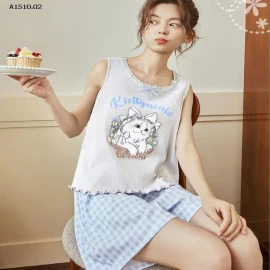 BỘ MẶC NHÀ SÁT NÁCH KÈM ĐỆM NGỰC - sỉ 148k