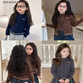 ÁO LEN KHÓA KÉO AMBB  -Giá sỉ  sz  90-150: 163k  sz 160: 178k