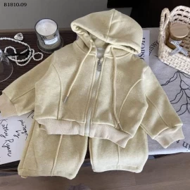 SÉT NỈ MIN ÁO KHOÁC BÉ GÁI-Giá sỉ 245k