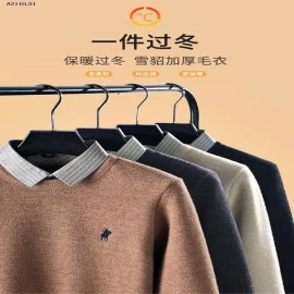 Áo nam phối cổ sơ mi -Giá sỉ 200k