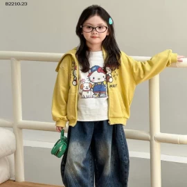 ÁO KHOÁC NỈ DA CÁ MICKEY- sỉ 205k