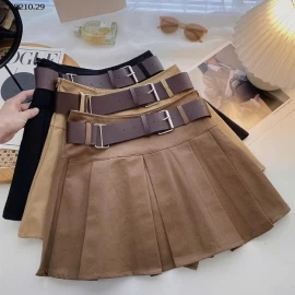 Chân váy kèm belt mang lên phom đep lắm chị em- sỉ 155k