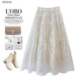 VÁY REN THÊU KIỂU HÀN ANNA  - sỉ 200k