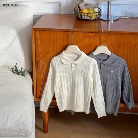 Áo len dệt kim ve nhỏ ấm áp cho trẻ  nhà AMBB - giá sỉ  size : 90- 150 giá 160k size : 160 giá  173k 