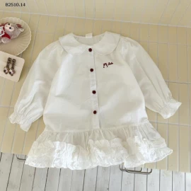 VÁY SƠ MI DÀI TAY BG  -Giá sỉ 136k