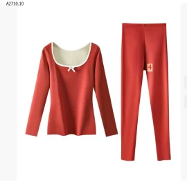 SET GIỮ NHIỆT CỔ VUÔNG CHO NỮ  - sỉ 146k