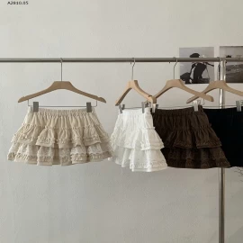 CHÂN VÁY BÈO TẦNG PHỐI REN NỮ  - sỉ 180k
