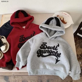 ÁO HOODIE CHỮ CHO BÉ-Giá sỉ 195k