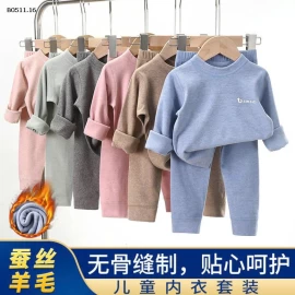 BỘ NỈ MẶC NHÀ CHO BÉ - Giá sỉ 80-120: 95k      130-170: 115k
