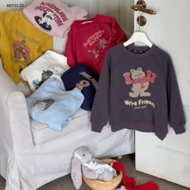 Áo nỉ cho bé trai và bé gái nhà AMBB - giá sỉ  size 90-150 : 165k size 160 : 177k size 170 : 193k