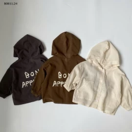 ÁO KHOÁC MỎNG CHỮ LƯNG CHO BÉ ZAI  - sỉ 179k