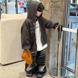 ÁO KHOÁC NỈ CÓ MŨ TARUS BT  - sỉ 223k