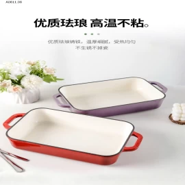 Nồi gang vuông chính hãng nhà Happiness - sỉ 440k