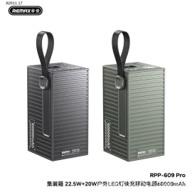 TRẠM SẠC DỰ PHÒNG SẠC NHANH REMAX 60.000M - sỉ 630k