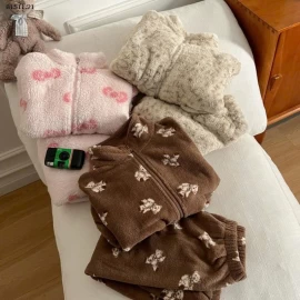 Bộ đồ ngủ lông mặc nhà  nhà Elmo Baby Kids  AMBB -Giá sỉ size 90-150 : 270k sz 160 : 295k sz 170 : 319k