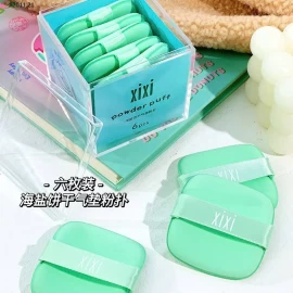 HỘP MÚT ĐÁNH NỀN MỀM MỊN 6 CÁI - Giá sỉ  60k/set 2 hộp cùng màu 