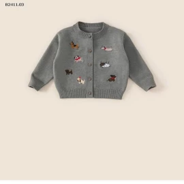 Áo cadigan len cho bé nhà Mbang - sỉ giá 225k