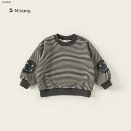 Áo kẻ sọc đa năng dài tay  cho bé nhà Mbang - sỉ giá 199k