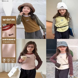 Áo len lông cừu ấm áp  phong cách Hàn Quốc NHÀ AMBB - Giá sỉ  sz 90-150: 145k  sz 160:  158k  sz 170 : 169k