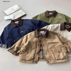 Áo khoác phối cổ polo-sỉ 153k