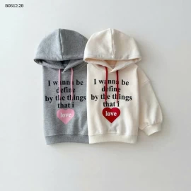 ÁO HOODIE CHỮ CHO BÉ-sỉ 199k