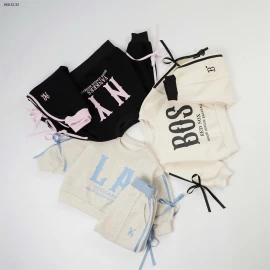 BỘ NỈ CHỮ PHỐI NƠ BG-sỉ 287k