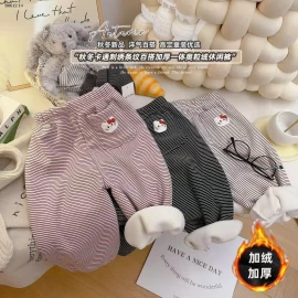 QUẦN KẺ KITTY LÓT LÔNG XINH IU-sỉ Sz 80-110 : 99k             120-150 : 109k