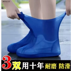 BỌC GIÀY CAO SU ĐI MƯA -sỉ 65k/set 5 đôi 1 màu hoặc mix màu