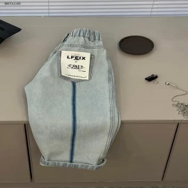 QUẦN JEANS SUÔNG PHỐI MÀU SỌC GIỮA-sỉ 177k