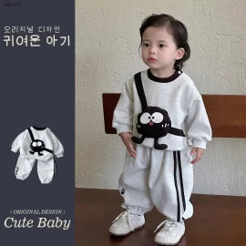 BỘ NỈ CUTE CHO BÉ -sỉ 295k