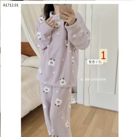 BST BỘ NGỦ LÔNG HỌA TIẾT CHO NỮ -Giá sỉ 168k