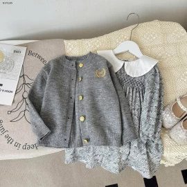 Set váy công chúa mix cardigan bé gái - sỉ 248k