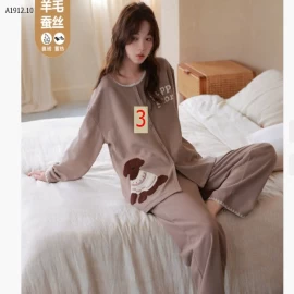 Bộ đồ ngủ mùa thu đông dành cho nữ- sỉ giá 250k