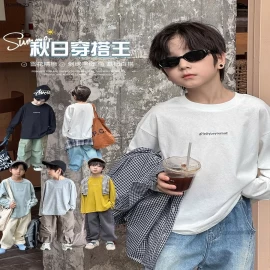 ÁO THUN TRƠN CỔ TRÒN AMBB- Giá sỉ  90-150: 129k/c  sz 160: 139k/c  sz 170: 149k/c  