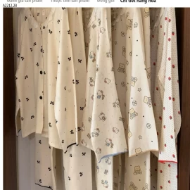 BỘ NGỦ LANH LỤA HOẠT HÌNH JIEAINA - sỉ 159k