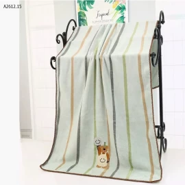 COMBO 2C KHĂN TẮM THÊU GẤU SZ ĐẠI  - Giá sỉ 140k/ combo 2c mix màu
