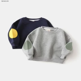 Áo thun dài tay cổ tròn phong cách Hàn Quốc cho bé trai  WAPYPY-Giá sỉ 110k