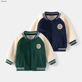 Áo khoác bomber nỉ bông Wellkids -Giá sỉ 167k