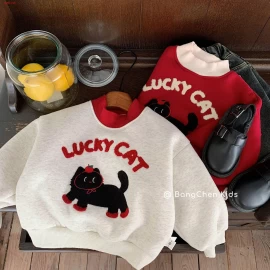 ÁO LUCKY CAT CHO BÉ-Giá sỉ 175k