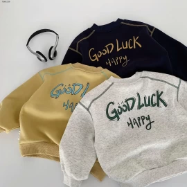 ÁO NỈ CHO GOODLUCK HAPPY CHO BÉ-Giá sỉ 165k