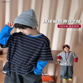 ÁO PHỐI MÀU AMBB-Giá sỉ  Sz 90-150 : 154k Sz 160 : 167k Sz 170 : 179k