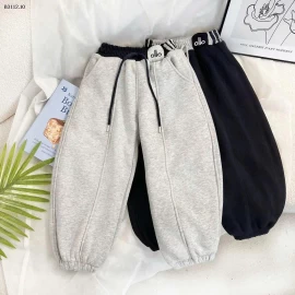 Quần nỉ cotton lông thỏ dày cho bé-Giá sỉ 152k