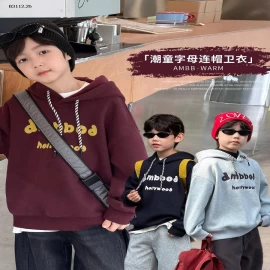 Áo khoác hoodie dày dặn, lót lông cừu  nhà  Elmo Baby Kids AMBB-Giá sỉ  sz 90-150 : 237k Sz 160 : 257k Sz 170 : 274k