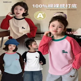 Áo thun bé gái phối quần  cho bé gái Tutu Little Elephant-Giá sỉ như sau Áo : sz 100-160 : 148k sz 170 : 159k Quần : sz 100 -160 : 225k sz 170 : 239k