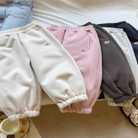 Quần nỉ mùa đông 2025 cho bé gái - Lót lông cừu hiệu Xie Jinmao HSMMC-Giá sỉ 188k