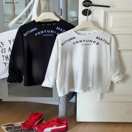 ÁO THUN DÀI TAY AMBB CHO BÉ -sỉ Sz 90-150 : 124k                 Sz 160 : 133k                 Sz 170 : 142k